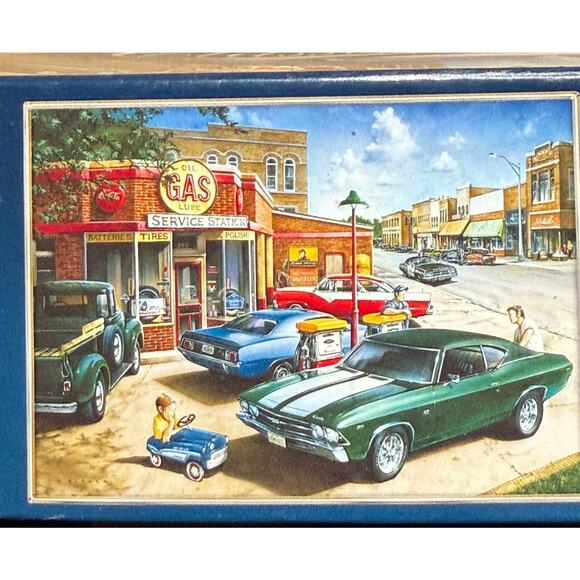 Classic Muscle Car Dreams 1000 Piece Jigsaw Puzzle by MasterPieces by Dan Hatala - Picture 2 of 4